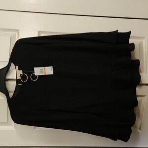 Michael Kors dressy black blouse